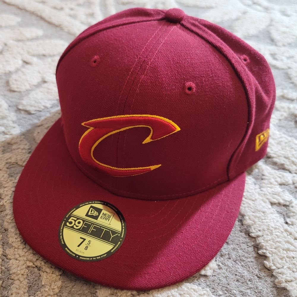 New Era Cleveland Cavaliers 59Fifty NBA Cap Fitted 7 5/8 New Cavs